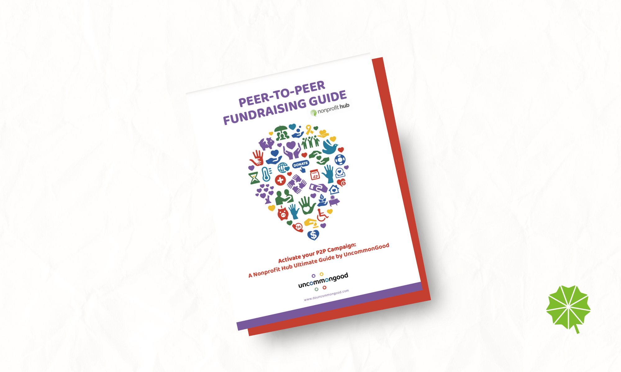 peer to peer fundraising guide cover page