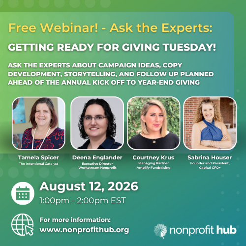 Ask the Experts: Getting Ready for Giving Tuesday!